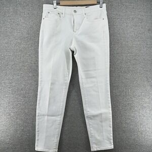 Vince Mason Relaxed Rolled Jeans Pants Women Size 29 White Casual